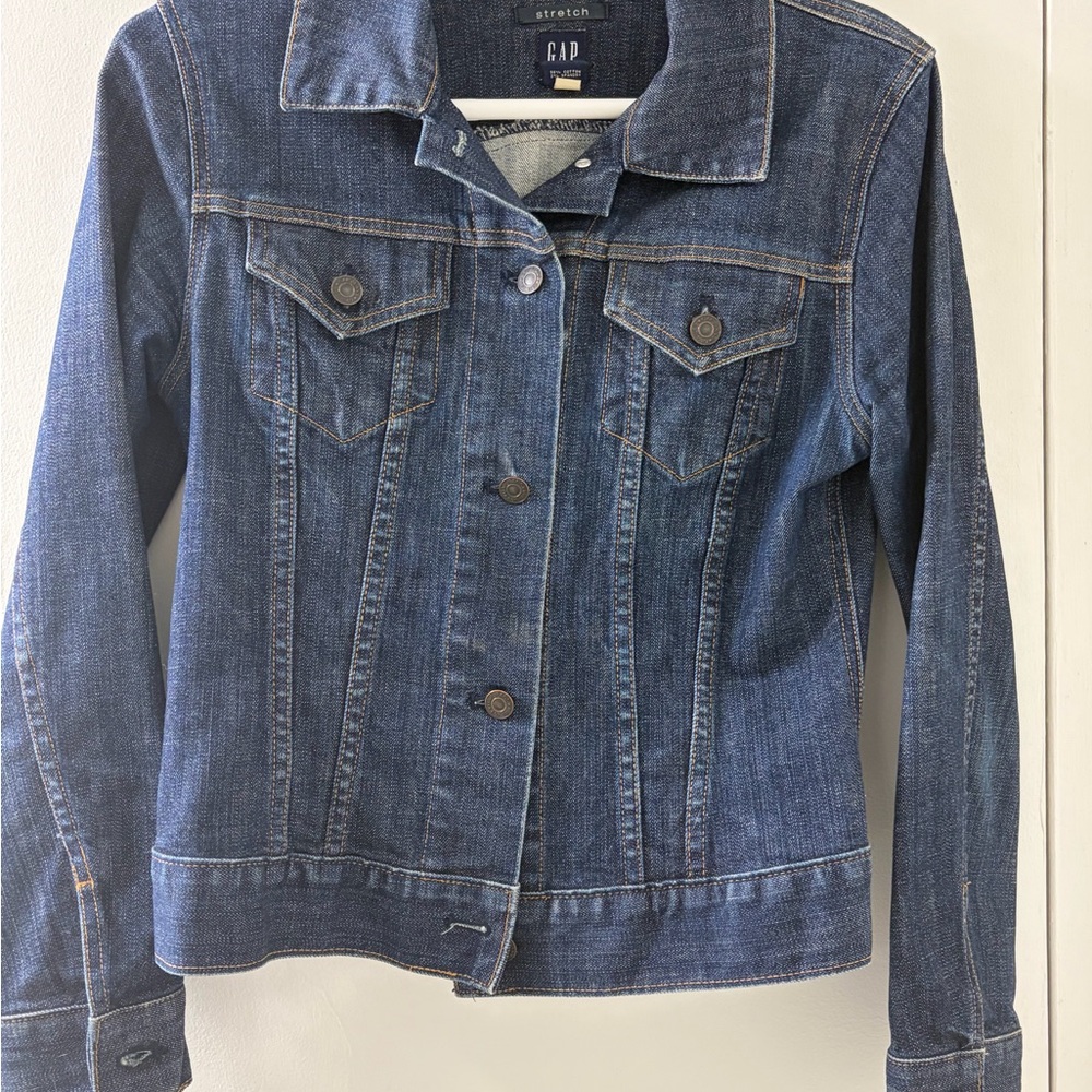 GAP Women's Dark Blue Jean Jacket